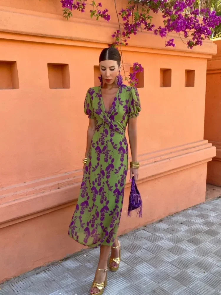 GR | Flower-shaped wrap with narrow straps