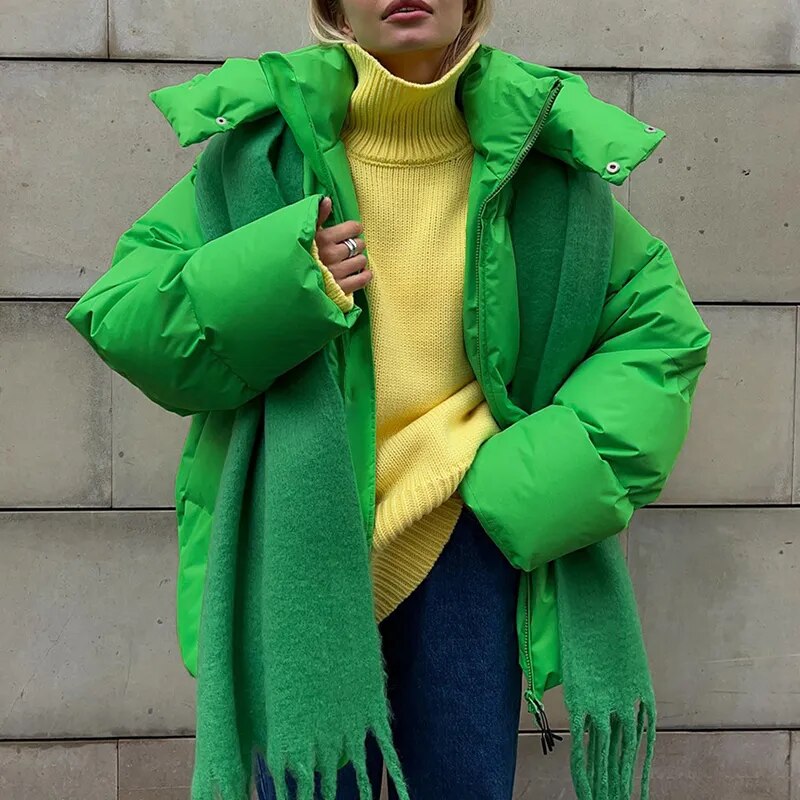 GR - Fashionable Oversized Women's Coat