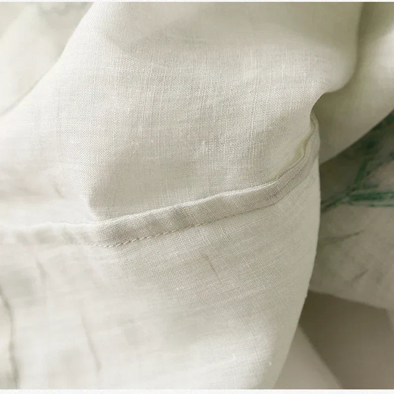 GR - Printed - Cotton and linen - Short sleeves - Summer