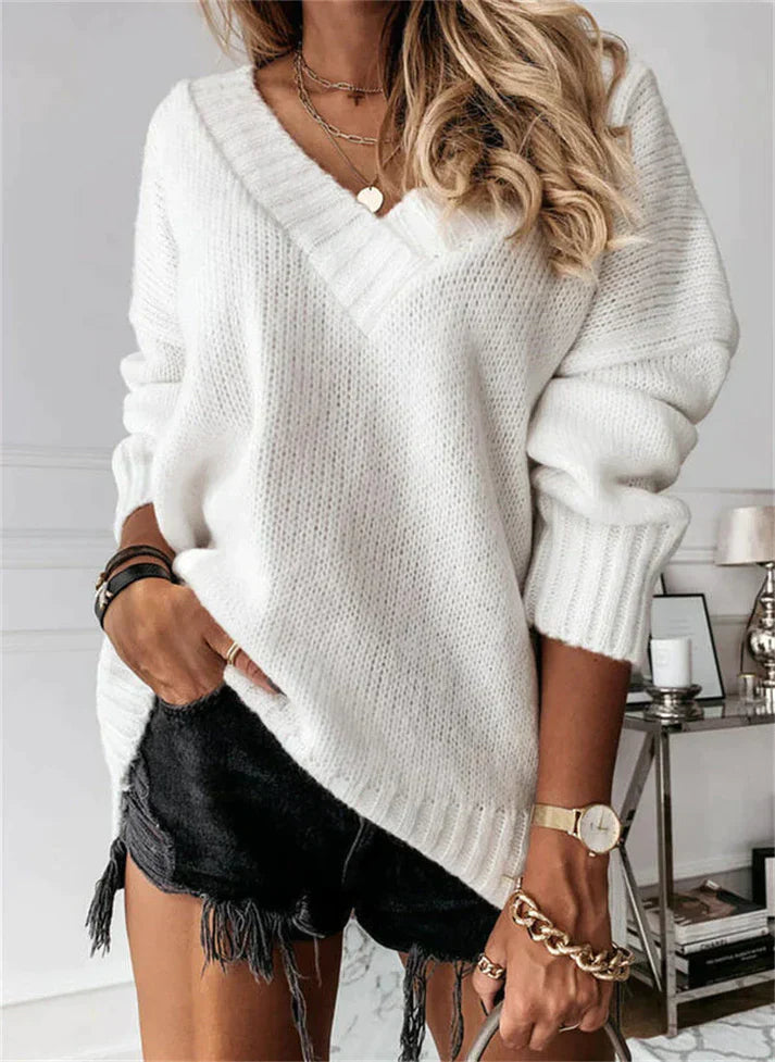 GR | V-Ausschnitt Pullover
