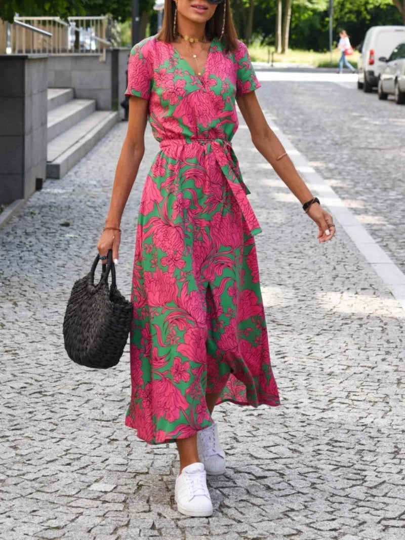 GR | Floral wrap dress