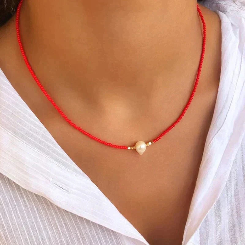 GR | Necklace with Natural Pearls