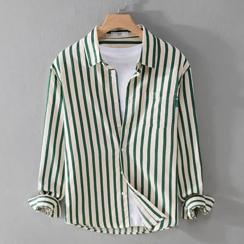 GR | Stylisches Gestreiftes Button-Down Hemd