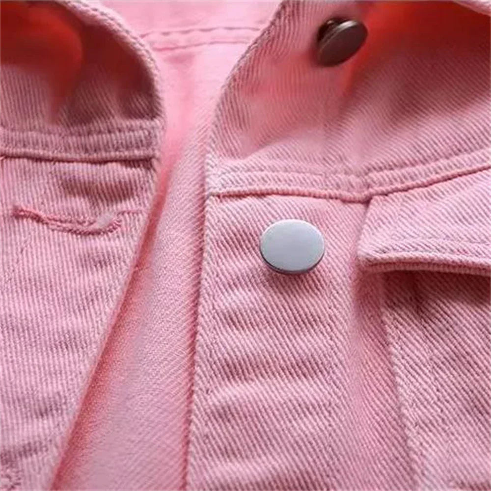 GR | Sleeveless denim vest for women in bright colors