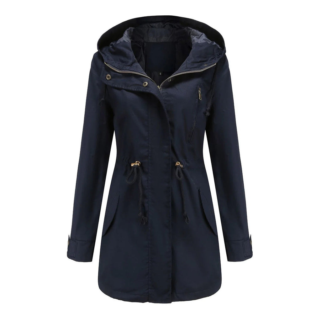 GR Elegant Waterproof Outdoor Rain Jacket for Women | Perfect for Outdoor Activities