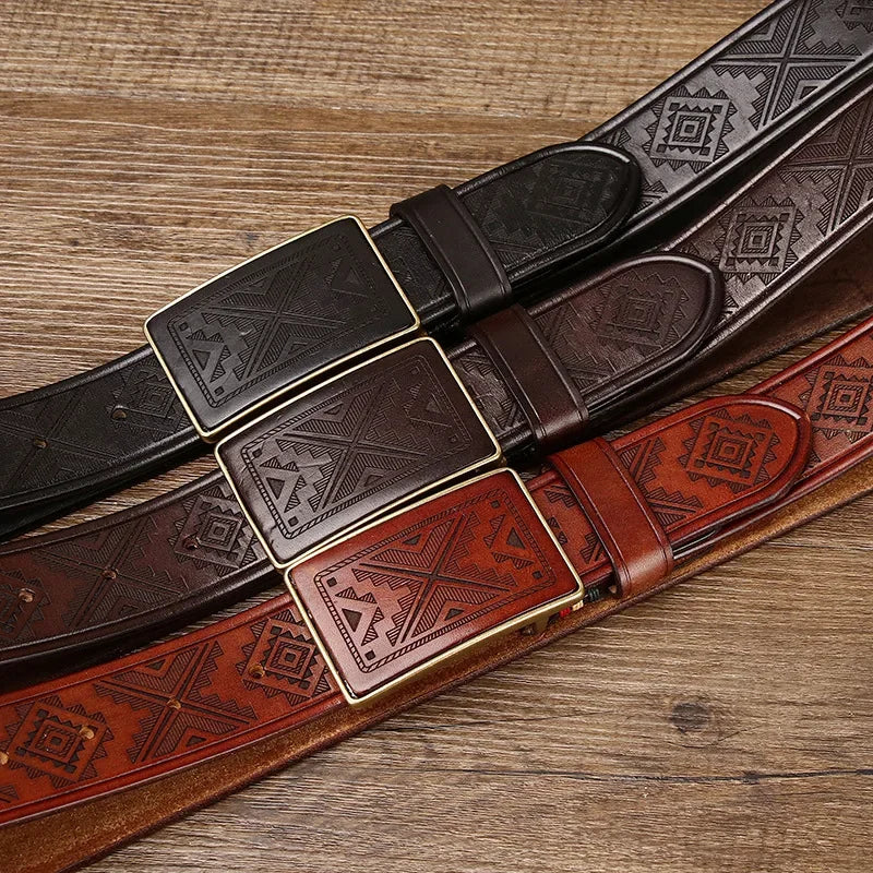 GR | Belt with a unique design for every outfit, made of cowhide leather