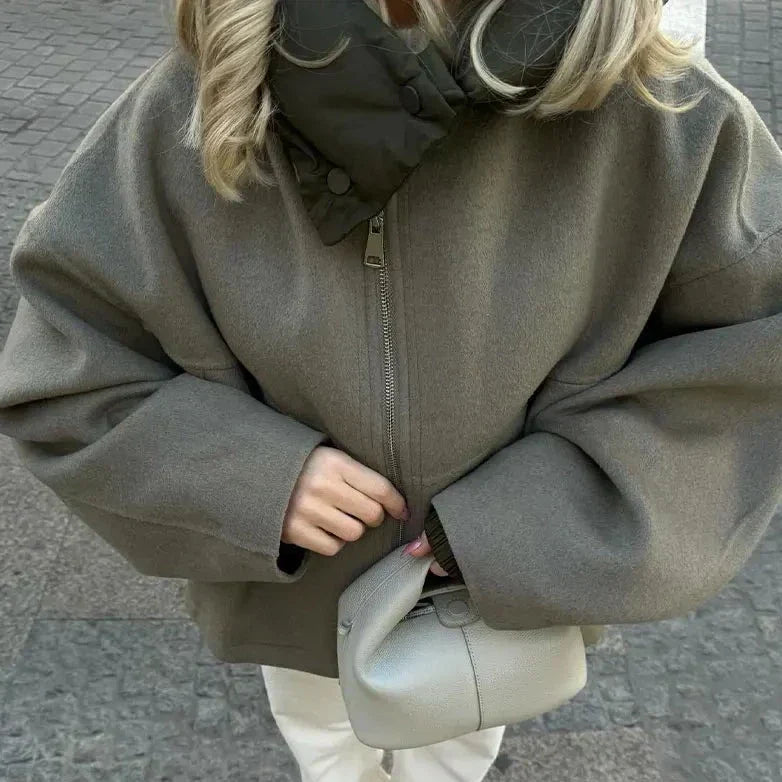 lockere Frauen Kapuzenjacke