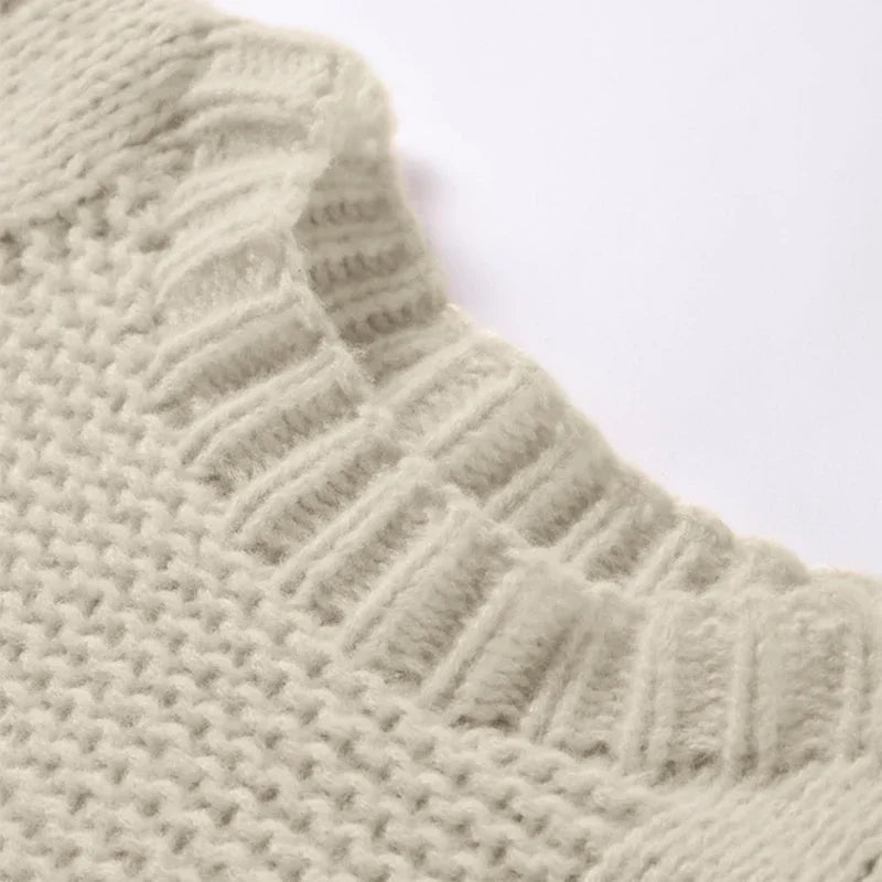 GR - Women's chunky knit oversized sweater