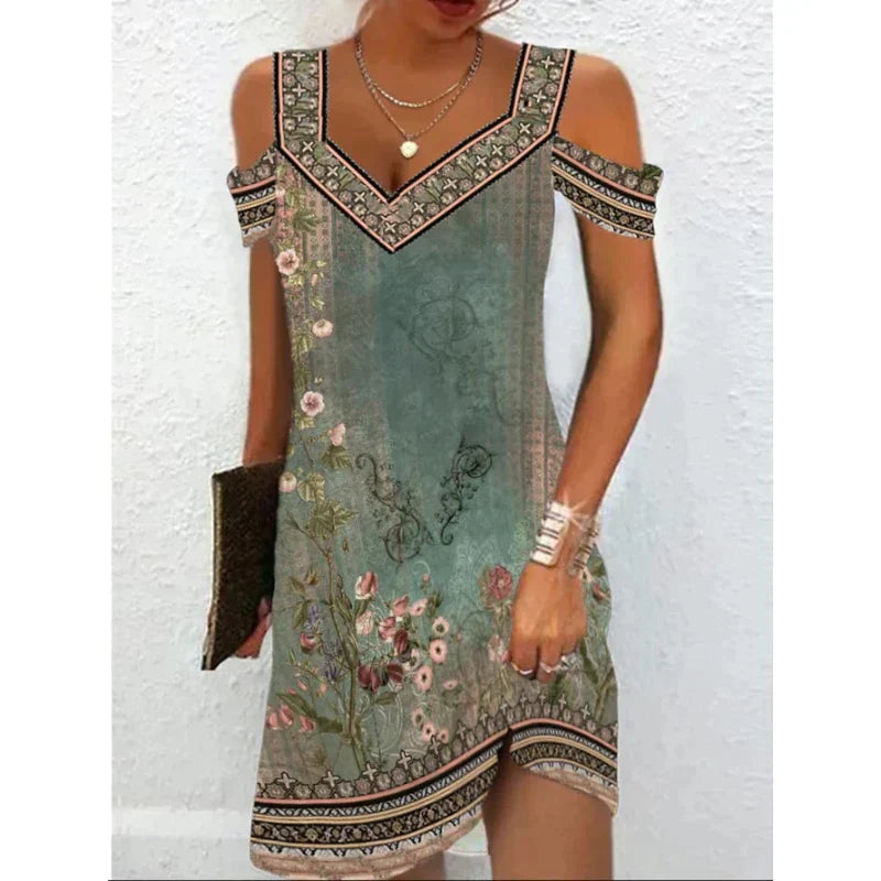 GR | Spring/Summer Vintage Dress with Shoulder Cutout