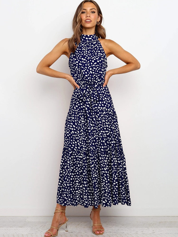 GR | Polka Neckholder Kleid