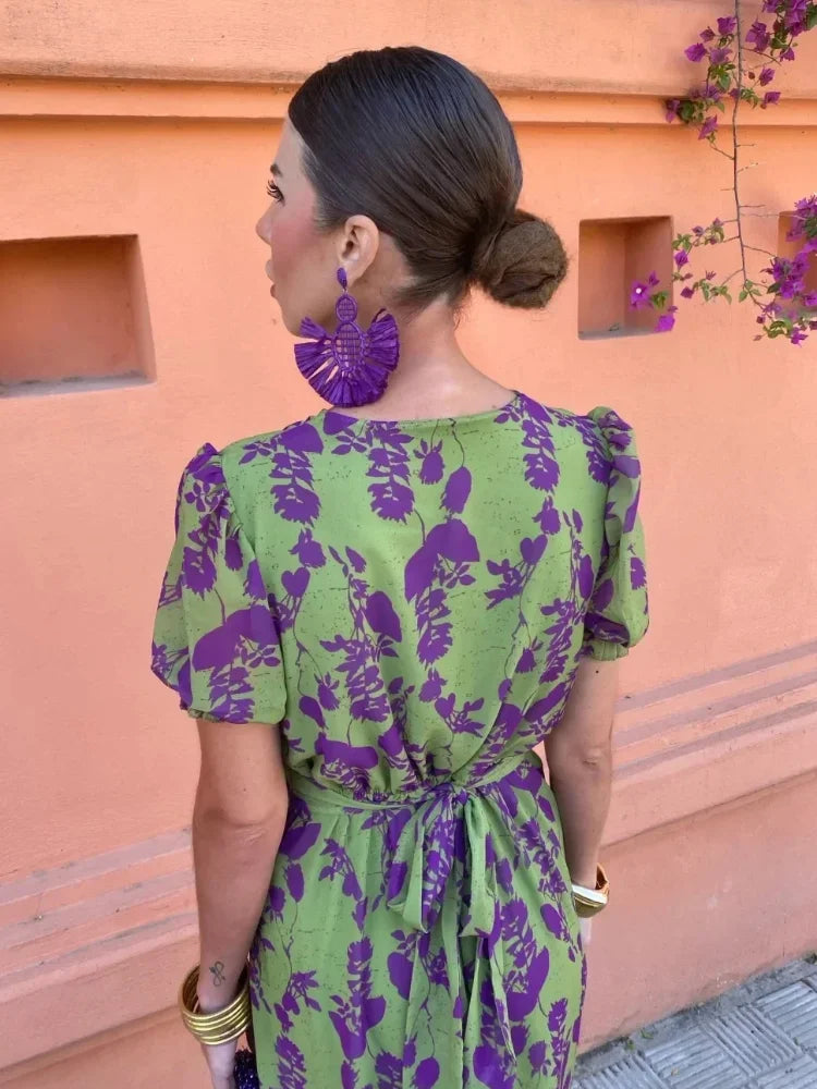 GR | Flower-shaped wrap with narrow straps