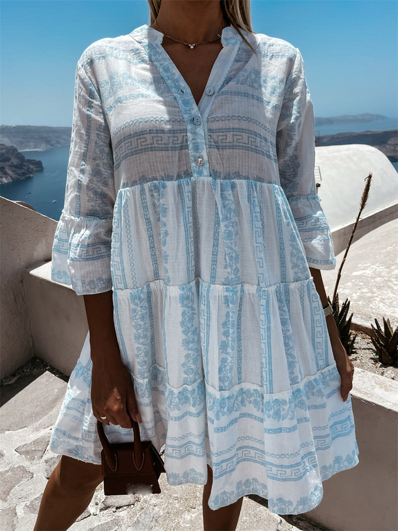 GR | Boho layered tunic dress Millana