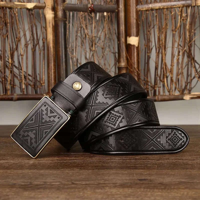 GR | Belt with a unique design for every outfit, made of cowhide leather