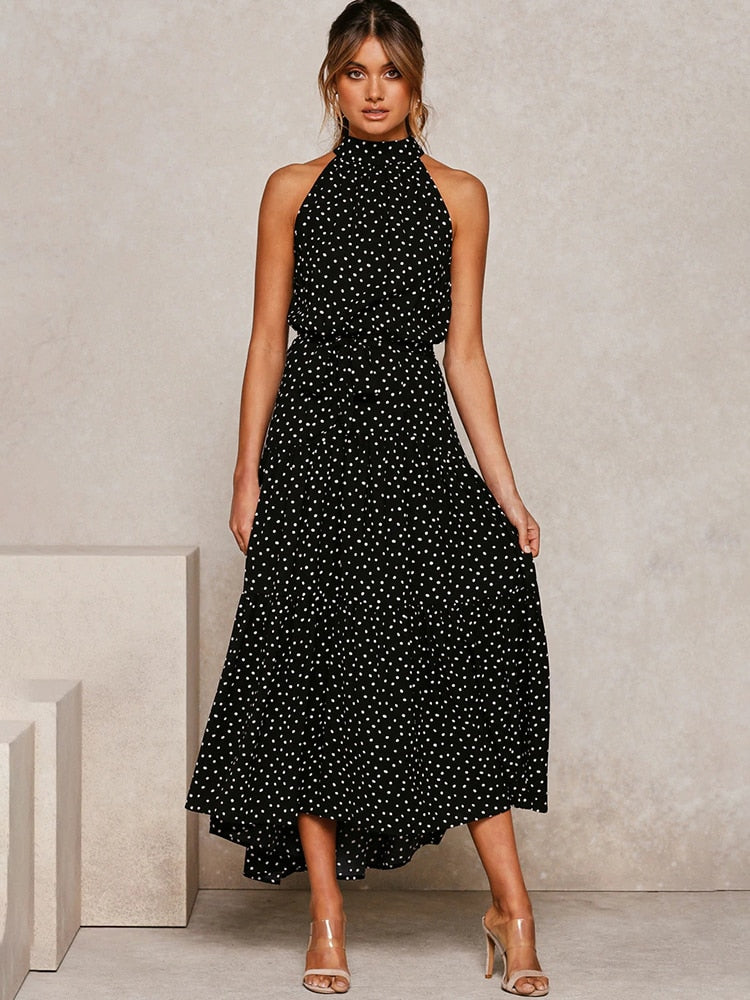GR | Polka Neckholder Kleid