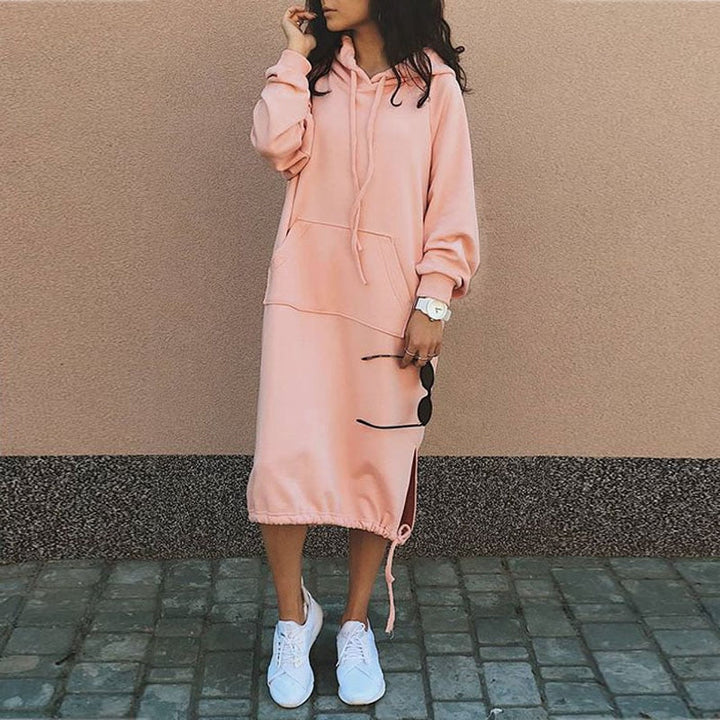 GR | Langer Hoodie – Bequem und stylisch für Alltag und Freizeit