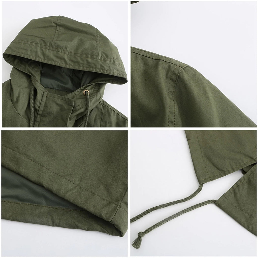 GR Elegant Waterproof Outdoor Rain Jacket for Women | Perfect for Outdoor Activities