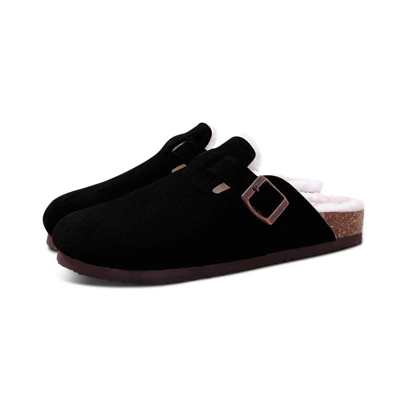 GR | Women's mules – non-slip warm winter slippers