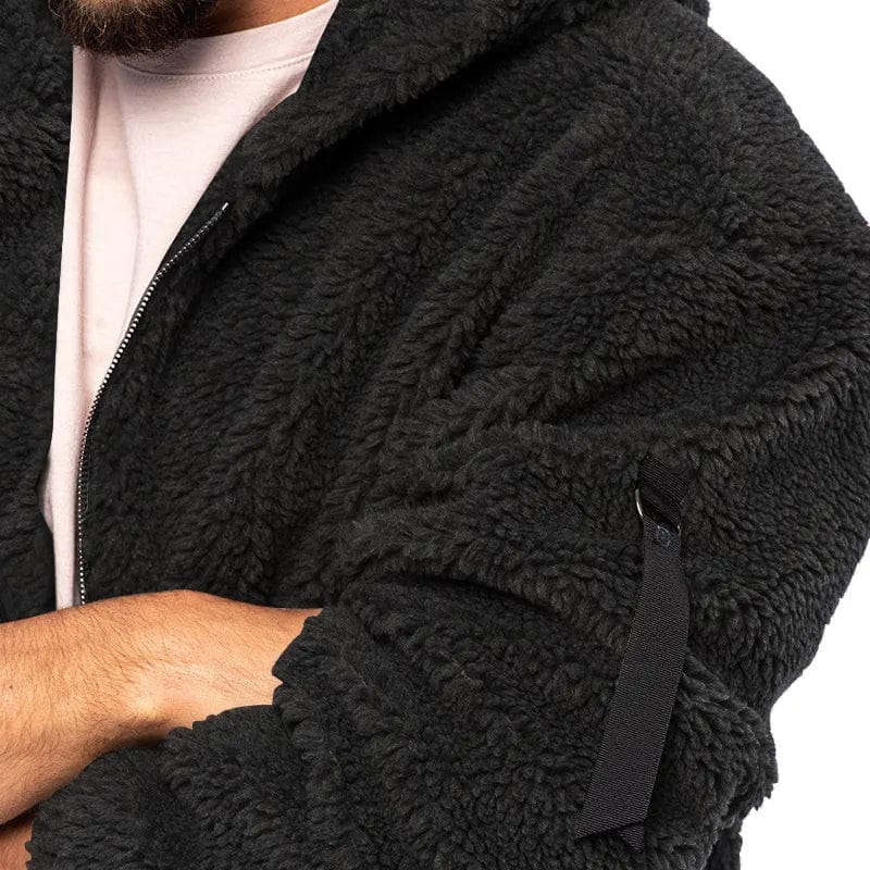 GR | Sherpa vest made of velour 