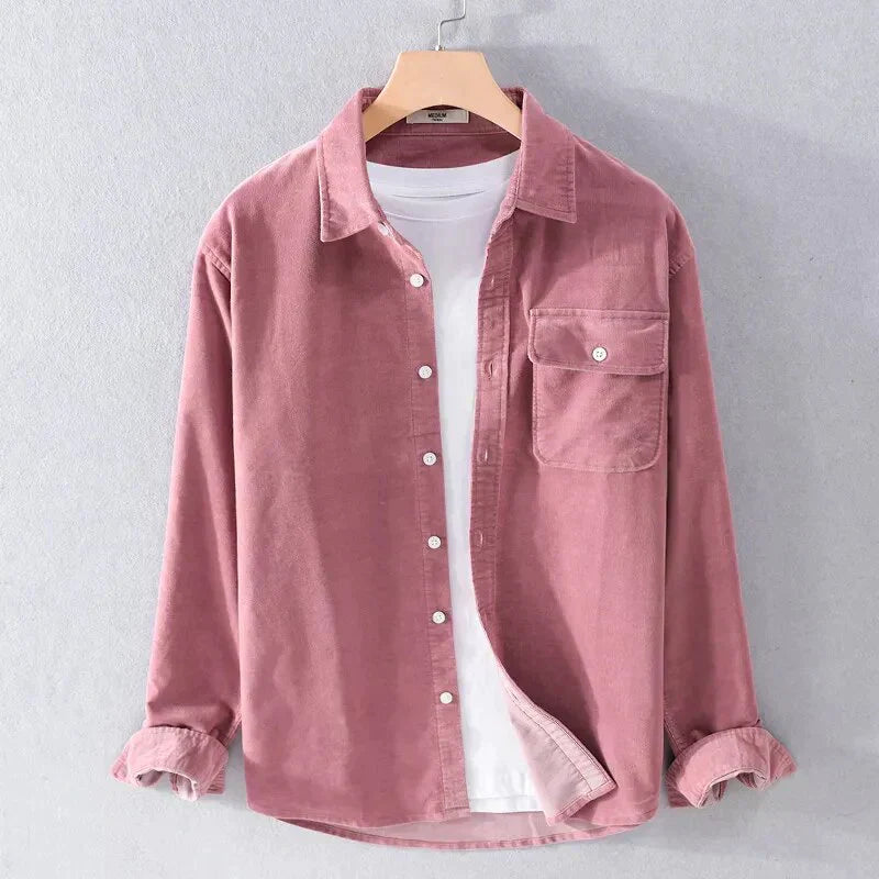 GR | Long-sleeved overshirt made of soft denim