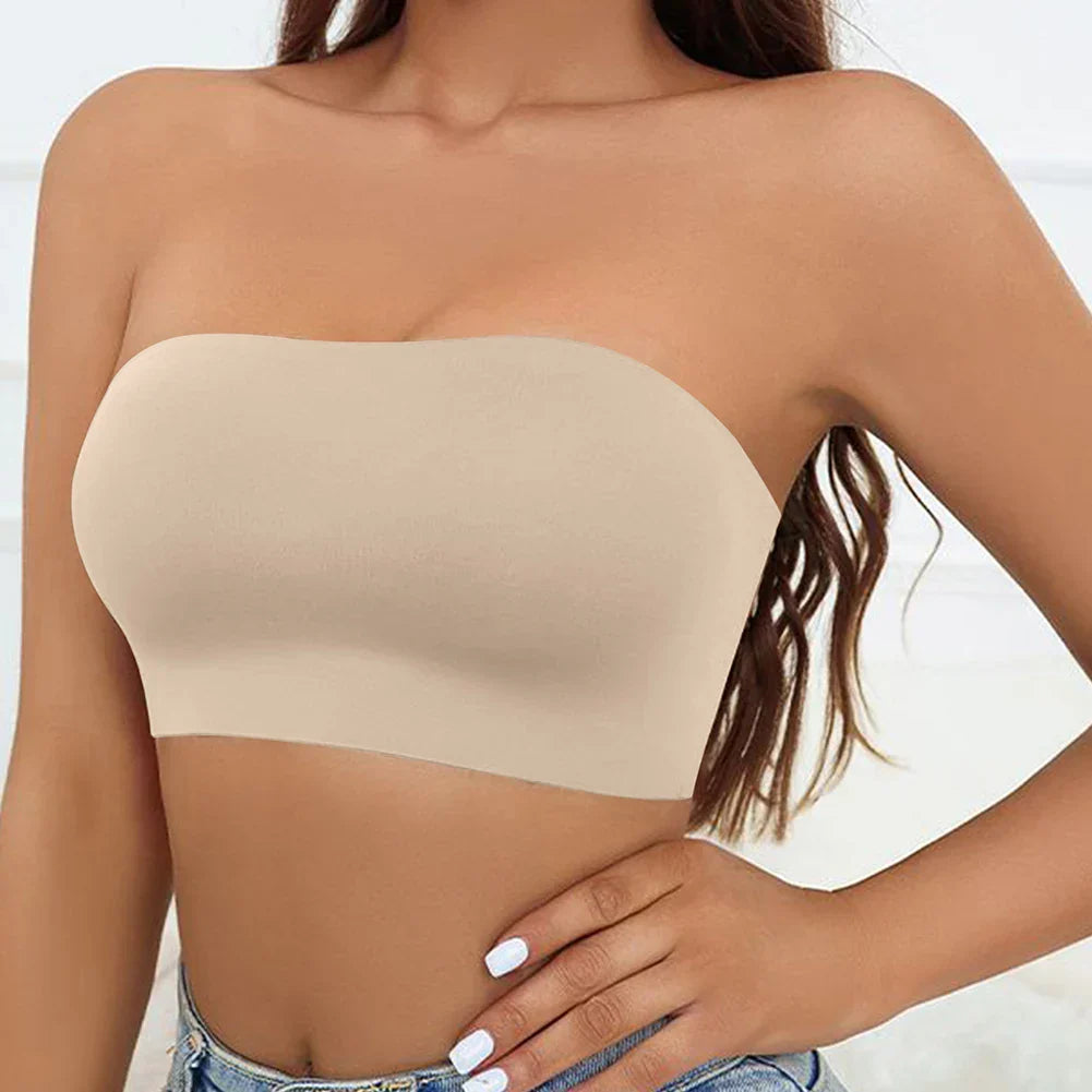 GR | Strapless Bandeau Bra For Breathable Comfort For Women