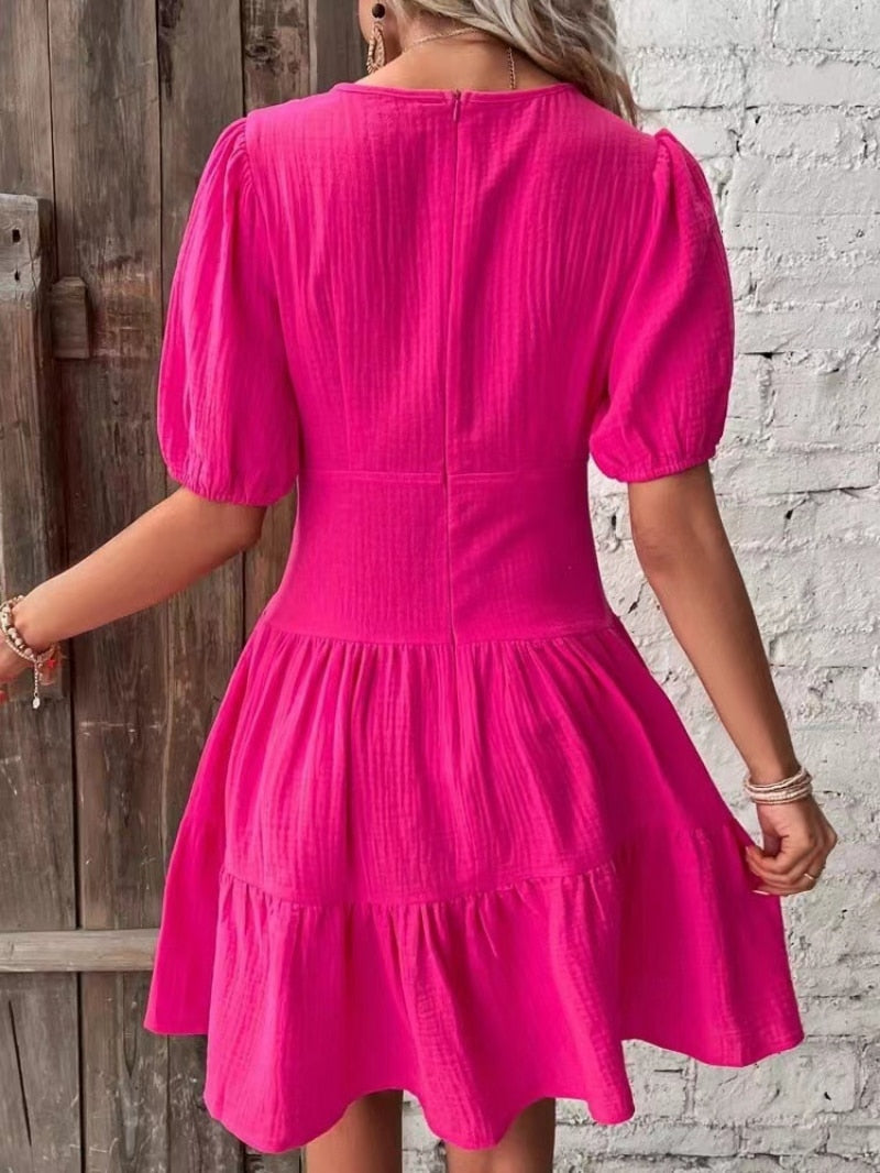 GR - Lässiges Kleid mit Rüschen