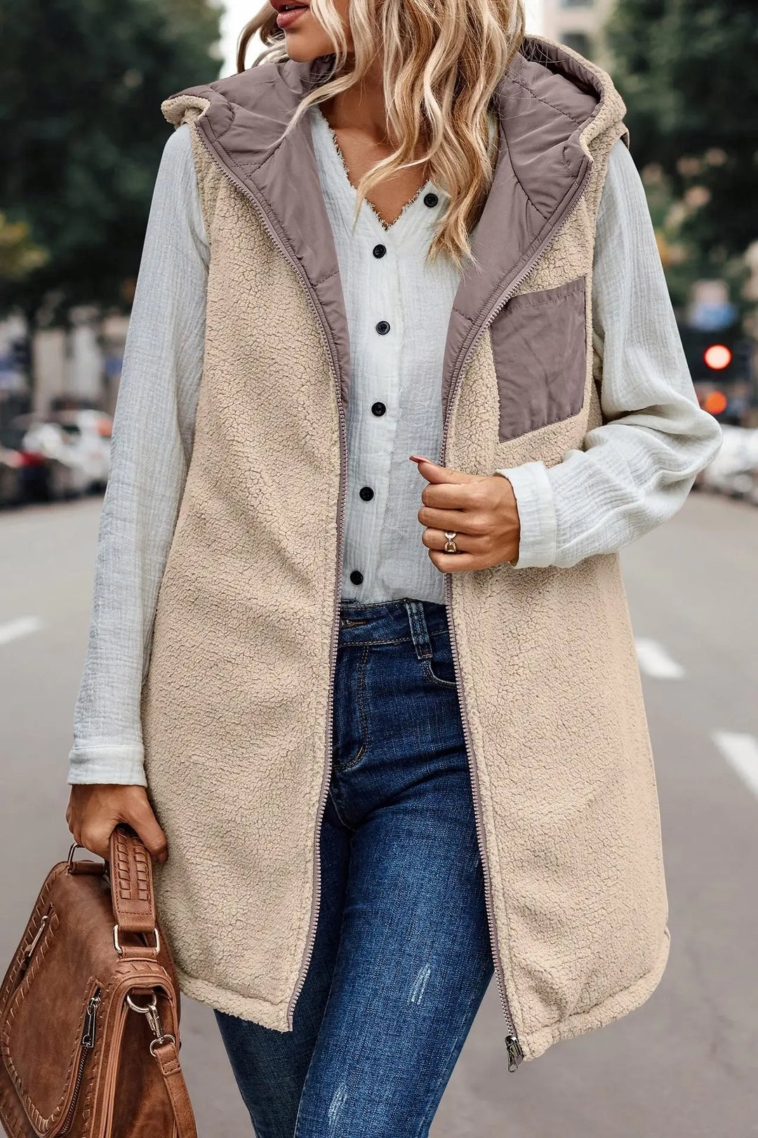 GR | Jamia Reversible Hooded Vest