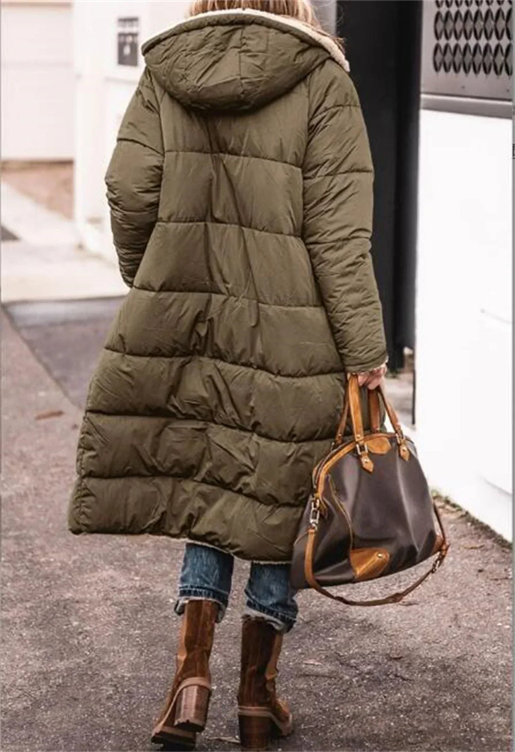 GR | Women's Winter Hooded Quilted Jacket 