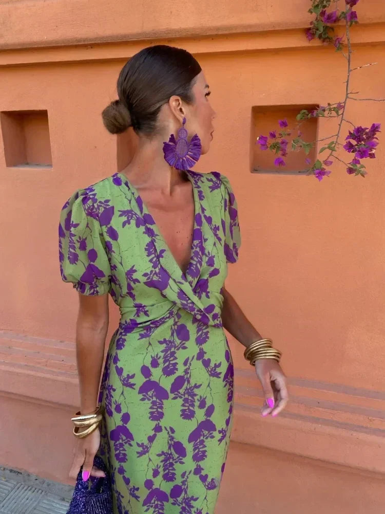GR | Flower-shaped wrap with narrow straps