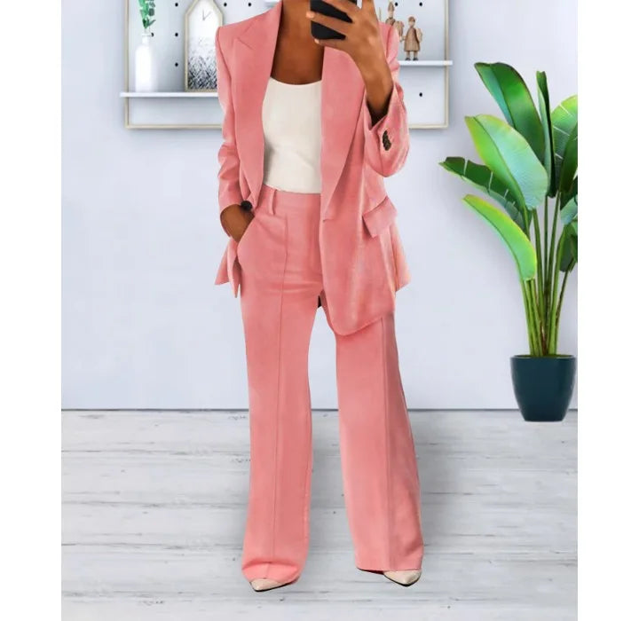 GR | Elegant trouser suit and jacket set for women