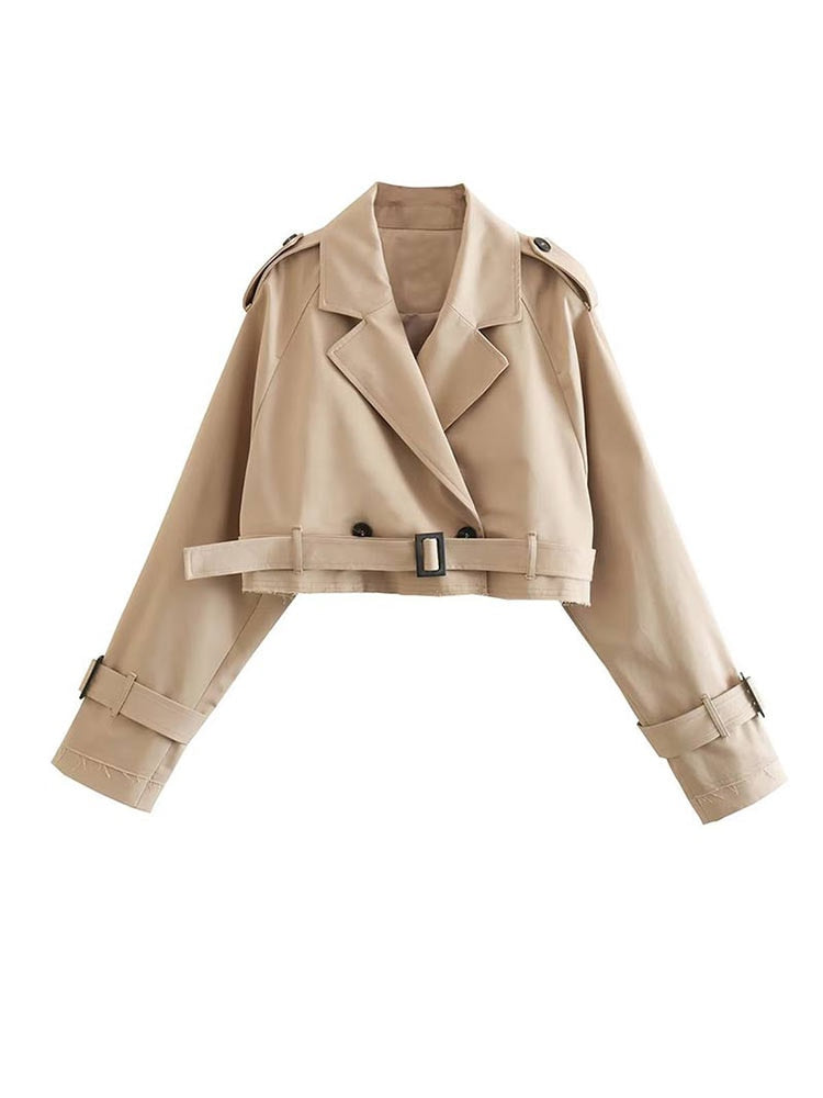 GR | Cropped Trench Coat