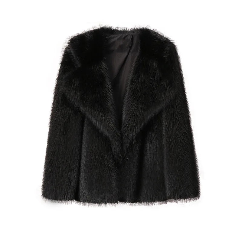 GR - Slim Faux Fur Coat