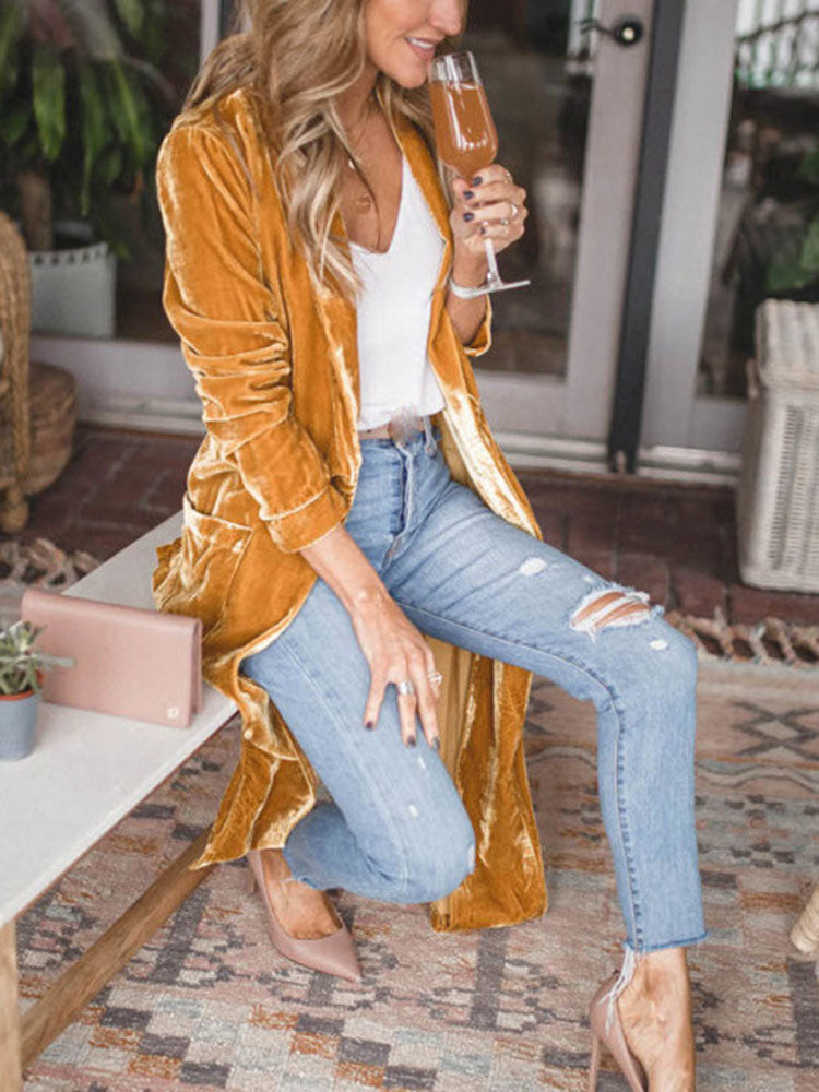 GR | Uplifting My Way Kimono Jacket in Velvet
