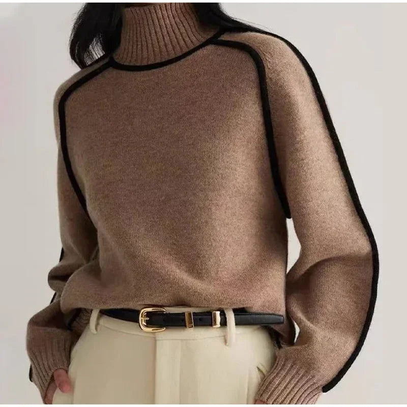 GR | Warme Damen Rollkragenpullover || Winter