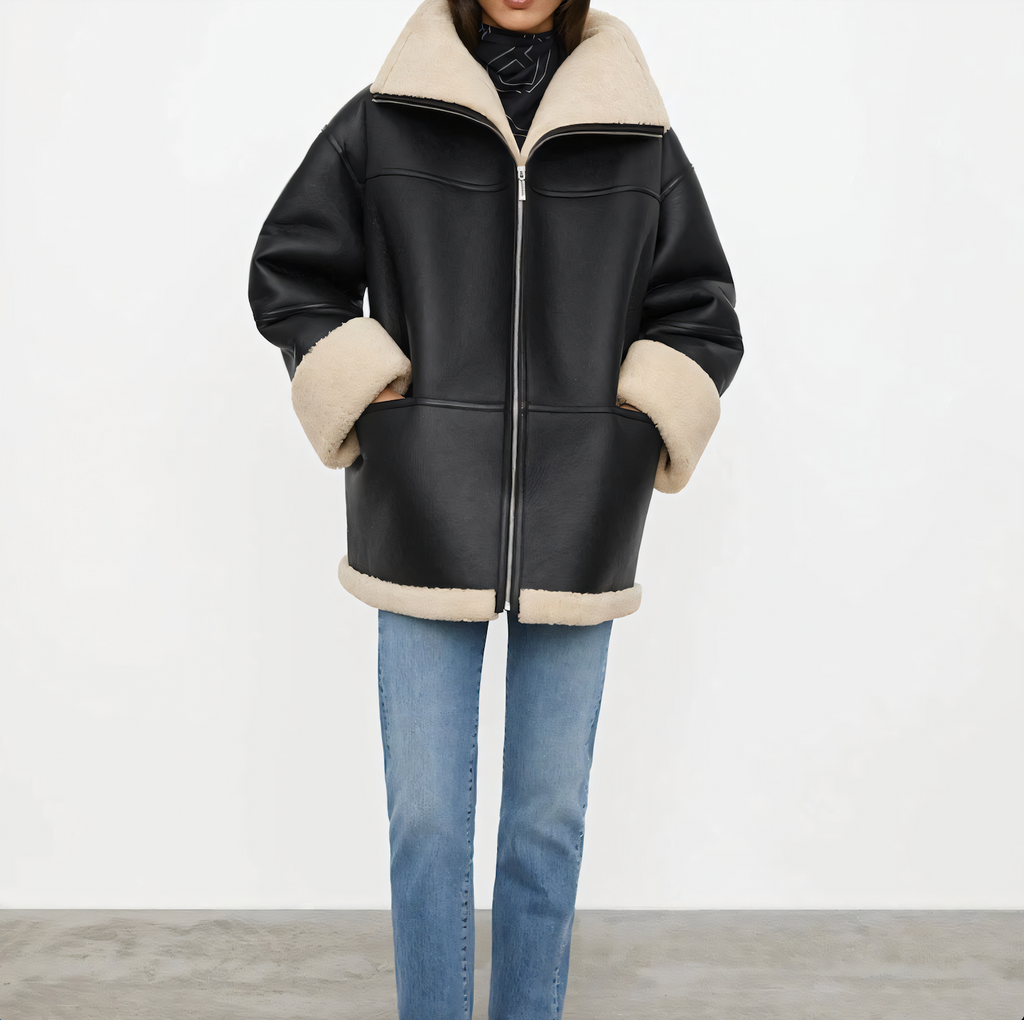 GR | Luxury winter jacket with fur lining