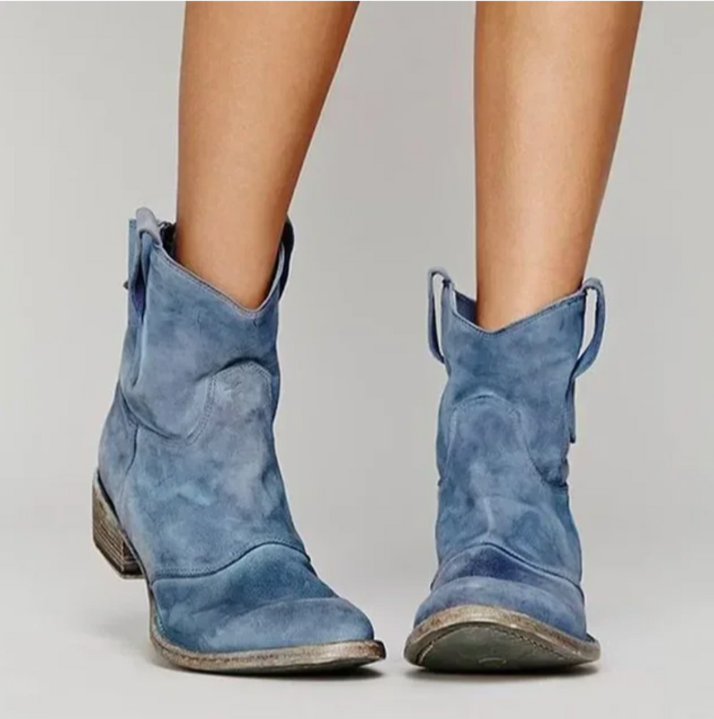 GR | Classic Western Boots Made of Suede