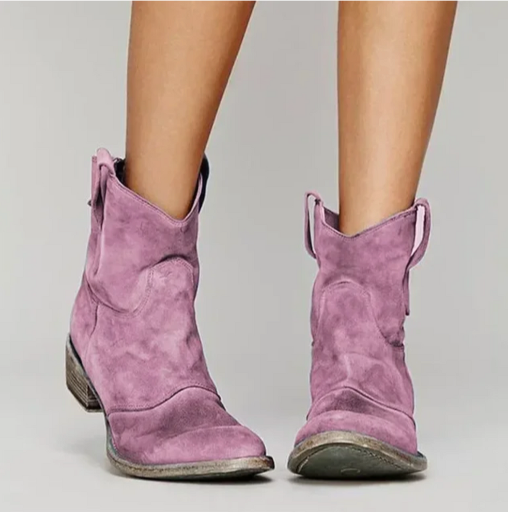 GR | Classic Western Boots Made of Suede