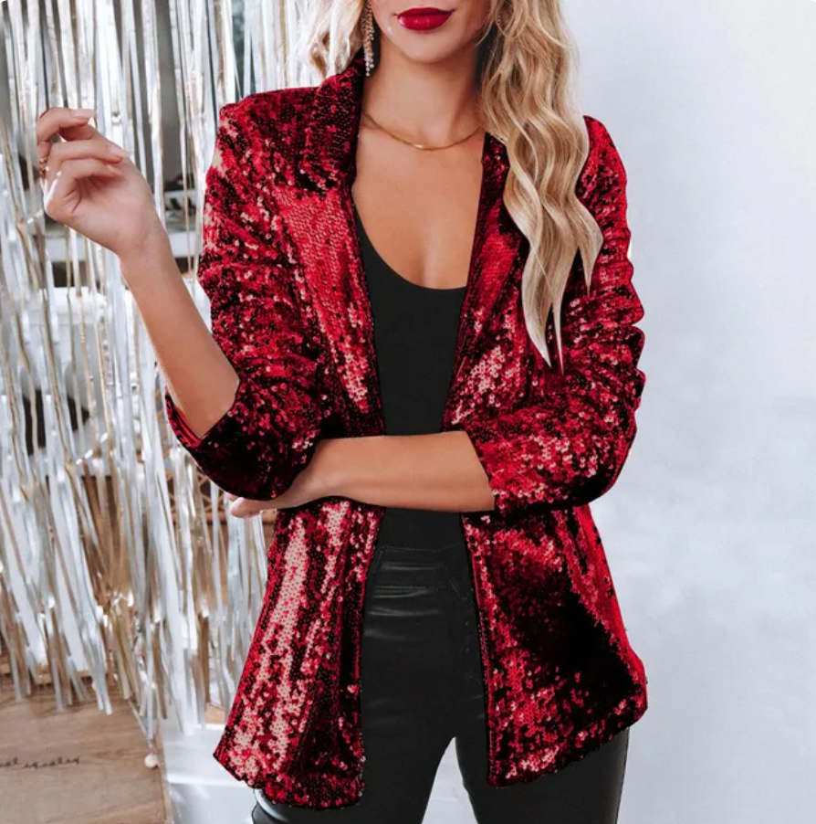 GR | Glamorous sequined blazer