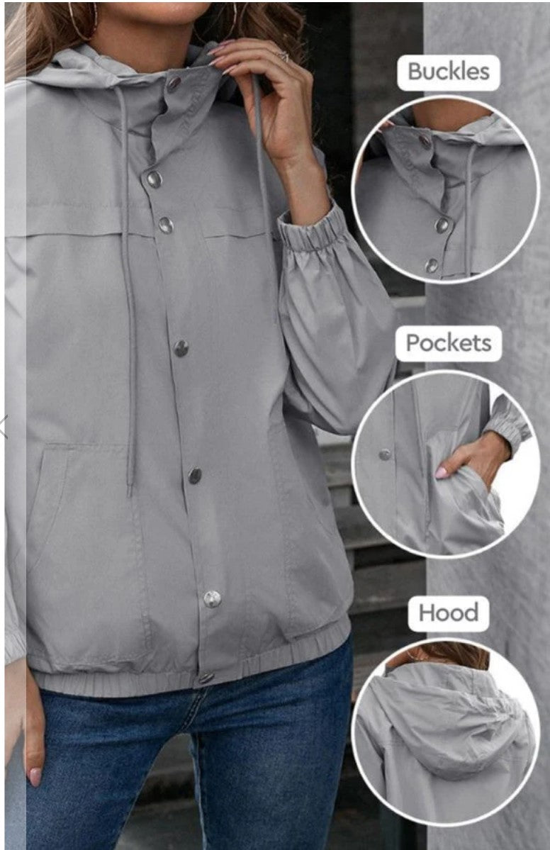 GR | Active Outdoor Jacket - Dark Blue - Waterproof