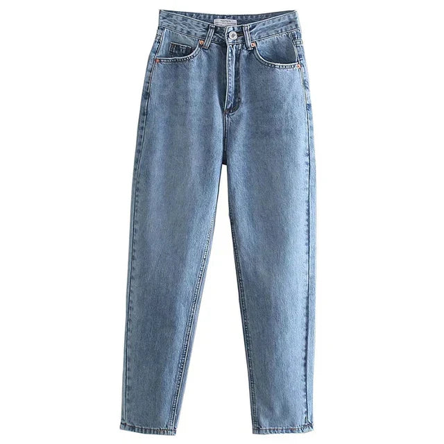 GR | Hochgeschnittene Jeans mit geradem Bein
