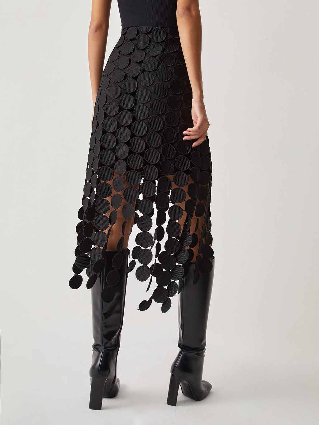 GR | Rock Eleganter Bodycon Midirock mit hoher Taille