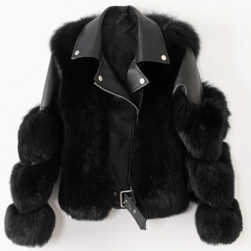GR | Luxurious fluffy winter jacket for women - 2024 Style