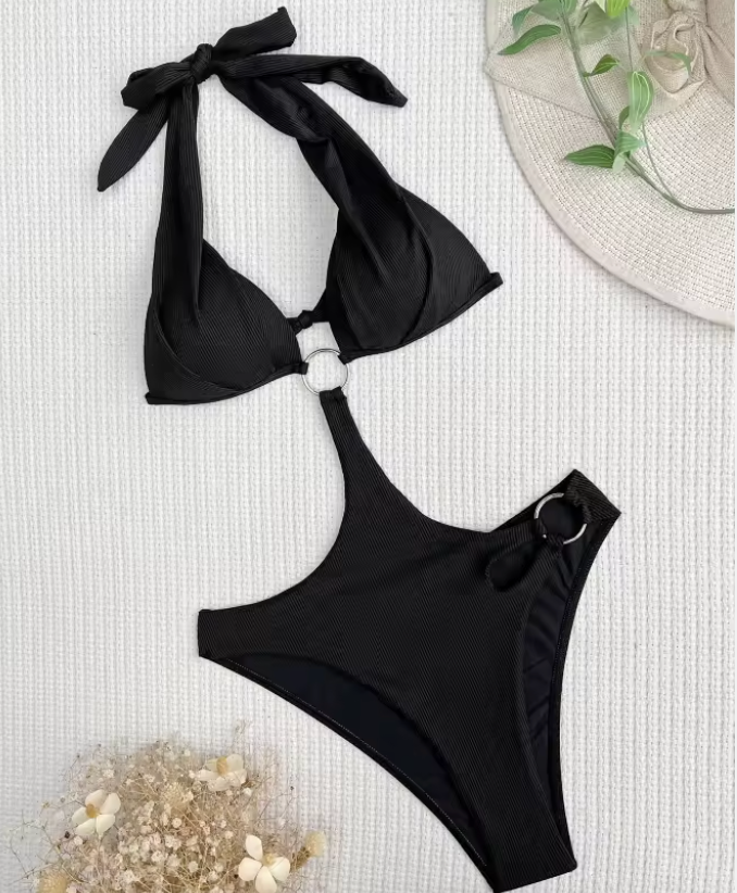 GR | Cut-out bikini with O-ring 