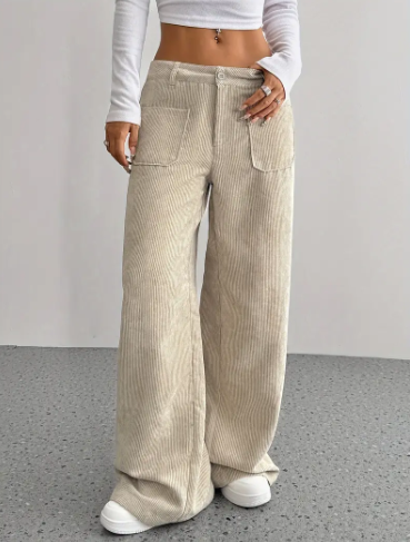 GR | Corduroy Weite Beinkleider