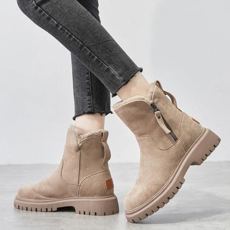 GR | Classic Autumn Wedge Ankle Boots for Women
