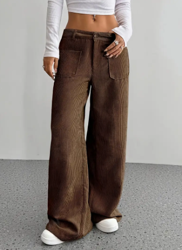 GR | Corduroy Weite Beinkleider
