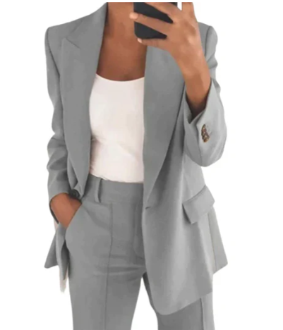 GR | Blazer suit with jacket and trousers