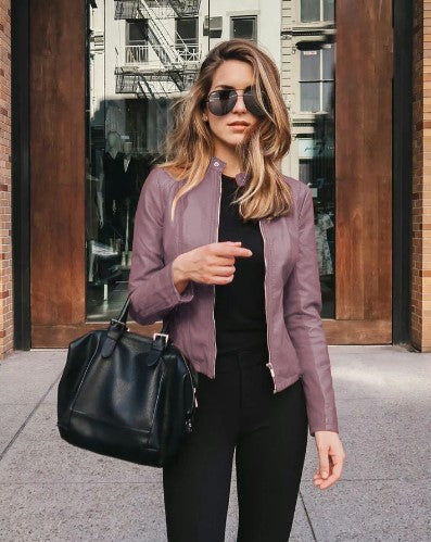 GR Winter Leather Jacket in Modern Style for Women | Perfect for Winter