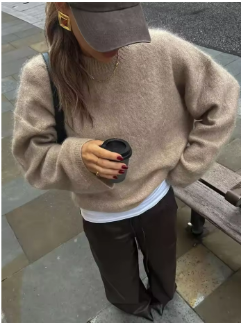 GR | made of mohair - oversized women's sweater