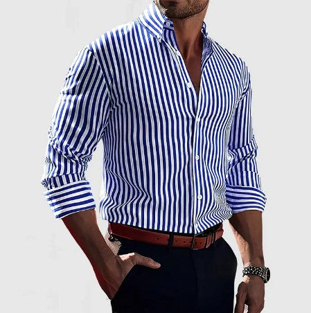GR | Striped cotton shirt