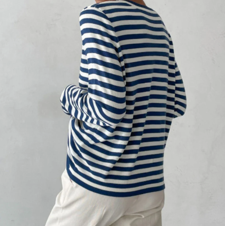 GR | Striped long-sleeved shirt